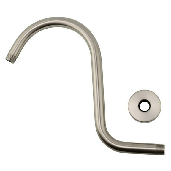 MoreChioce Stainless Steel Shower Pipe Bathroom Accessories S-Shower Extension Tube Into The Wall Ceiling Pipe Silver