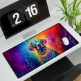 thumbnail image 3 of Hippie German Shorthaired Pointer Portrait oil painting Watercolor Tie-dye Vintage Desk Mat Full Keyboard Mouse Pad GSP Lover Dog Gift Large Mousepad - 00015, 3 of 5