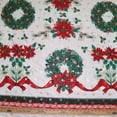 thumbnail image 5 of Shiny Gold Accents on Light Weight Poly-Cotton Christmas Fabric 58" Wide by 36"(1-Yard) for Arts, Crafts,  Sewing, 5 of 10