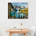 thumbnail image 3 of Nawypu Banff Canvas Art Prints Moraine Lake Wall Art Colorado Mountain Artwork Pictures Modern National Park Scenery Poster Stretched and Framed for Living Room Decor, 3 of 5
