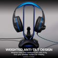 thumbnail image 3 of Soporte para Auriculares ENHANCE ENPCGXH100BKEW RGB Mouse Bungee 2 Puertos USB, 3 of 5