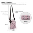thumbnail image 6 of HELLHERO Colorful Daisy Field Crossbody Small Crossbody Bags with 2 Zippers Travel Crossbody Purse Stylish Polyester, 6 of 7