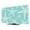 Aqua, Teal, White, variant on Coastal Starfish TV Cover for 65 Inch Screen,Stretch Fabric Dustproof TV Display Protector,Blue Nautical Minimalist Beach Cartoon Elastic Slipcover Monitor Cover for Indoor Computer 56.7"x31.9"