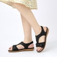 thumbnail image 7 of Ecetana Sandals for Women Dressy Comfortable Summer Beach Casual Elastic Strap Flat Sandals, 7 of 7