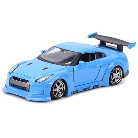 Maisto 1:24 Nissan 2009 Gt-r Blue Static Die Cast Vehicles Collec,,Blue ...