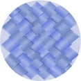 thumbnail image 1 of Ahgly Company Indoor Square Patterned Sky Blue Dress Blue Area Rugs, 3' Square, 1 of 6