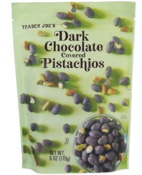 Trader Joe's Dark Chocolate Covered Pistachios 6oz x 2 bags