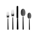 thumbnail image 2 of Godinger 20 Piece Flatware Set with 4 Dinner Forks, 4 Salad Forks, 4 Tablespoons, 4 Teaspoons and Knifes, 18/0 Stainless Steel Rail Graphite, Set of 4, 2 of 3