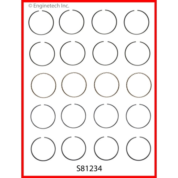RINGS VW 1.8L 1781 DOHC 2