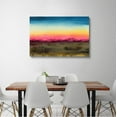 thumbnail image 5 of Framed Canvas Wall Art Rainbow Sunrise Desert Mountains Nature Wall Decor New Mexico Landscape Painting California Poster Arizona Watercolor Illustration Artwork Picture for Office 12"x16", 5 of 6