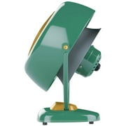 مروحة Vornado VFAN Vintage Air Circulator ، 3 سرعات ، بناء معدني ، تدفق هواء قابل للتعديل ، أخضر