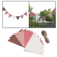 thumbnail image 4 of Banderas triangulares Zulema Banderín 12 Uds Rosa, 4 of 8