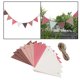 thumbnail image 4 of Banderín triangular, banderín colgante para cumpleaños, vacaciones, bodas, aniversarios, suministros para fiestas, decoraciones Rosa Sunnimix Banderas del banderín, 4 of 8