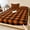 Orange Black, variant on Twin Sze Fitted Sheet Set - Black White Plaid 2 Piece Bedding Sets 16" Deep Pocket Fitted Sheet with 1 Pillowcase, Modern Simple Buffalo Check Gingham Brushed Microfiber Hotel Luxury Bed Sheets
