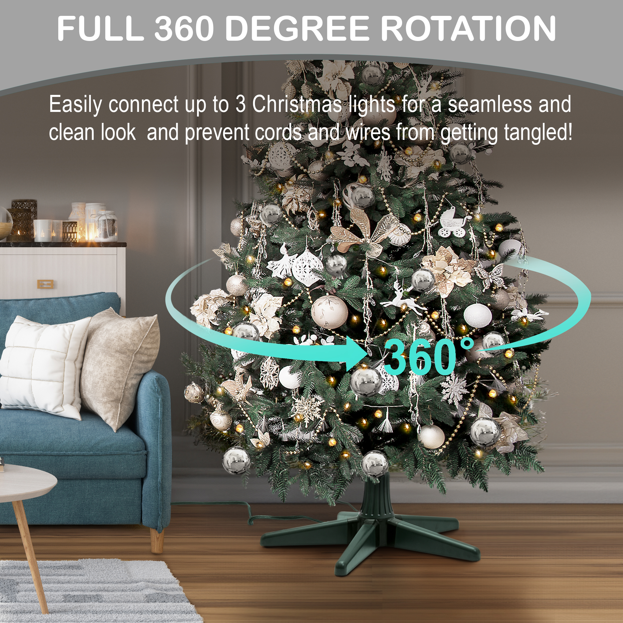 Stephan Roberts 360 Degree Rotating Christmas Tree Stand photo 5