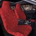 thumbnail image 4 of Goofa Red Glitter Printed Car Seat Covers, Automotive Seat Covers for Cars Trucks and SUVs, Quick Setup Universal Fit Elastic Seat Covers-1, 4 of 6