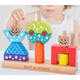 thumbnail image 2 of Juguete educativo de madera con forma de príncipe y princesa para niños, 2 of 5