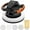 ‎Corded Electric, variant on THINKWORK 10-Inch Buffer Polisher Set with 4 Buffing and Polishing Bonnets, 6 Variable Speed 1500-3600 RPM, Double Handle - Ideal for Car Waxing