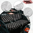 thumbnail image 6 of FKELYI Black American Flag Print UTV Seat Covers Compatible with Polaris Ranger XP 1000 2017-2023 Dustproof ATV Bench Cover Backrest Protector UTV Interior Decor, 6 of 7