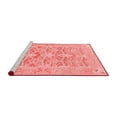 thumbnail image 2 of Ahgly Company Machine Washable Indoor Square Oriental Red Traditional Area Rugs, 3' Square, 2 of 4