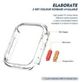 thumbnail image 2 of Allytechgroup [2 Pack] Compatible with Apple Watch Series 10 46mm Case, Ultra-Thin Hard PC Protective Bumper for iWatch Series 10 46mm for Women Men, Clean, 2 of 7