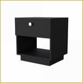 thumbnail image 4 of Nightstands Traditional 1 Drawer with Storage Shelf | Engineered Wood | White, 4 of 11