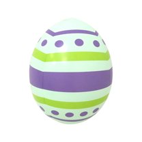 13.8"x10.6" Easter Inflatable Outdoor Decorations, Purple Easter Inflatables Eggs Yard Decor Kids Toys Colorful Eggs Inflatable Easter Eggs Ornaments for Lawn, Garden, Party