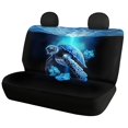 thumbnail image 5 of CHAQLIN Car Seat Covers for Car Interior Auto, Turtle Set of 2 Back Seat Covers Full Wrap Stretch, 5 of 7