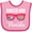 Pink and Fuchsia, variant on Inktastic Siesta Key Florida Beach Trip Girls Baby Bib