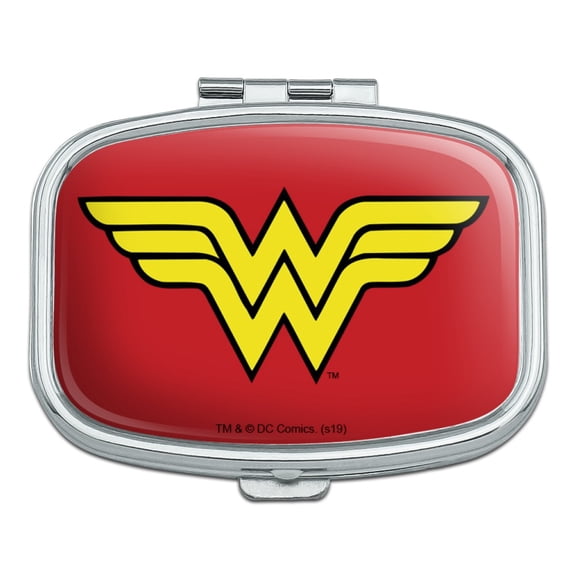 Wonder Woman Classic Logo Rectangle Pill Case Trinket Gift Box