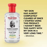 THAYERS Blemish Clearing Salicylic Acid Toner, Acne Treatment Face Toner with 2% Salicylic Acid, Soothing and Non-Stripping Skin Care 12.0 fl. oz.