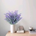 thumbnail image 2 of 6 uds flores artificiales flocado plástico lavanda paquete plantas falsas boda brida ramo interior exterior hogar oso de fresa Electrónica, 2 of 5