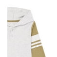 thumbnail image 2 of Wonder Nation Toddler Boy Hooded Tee with Long Sleeves, Sizes 12M-5T, 2 of 3