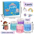 thumbnail image 5 of Kids Fluffy Slime Kits for Age 5-12 Toys Gifts for 3 4 5 6 7 Year Old Putty Slimes Set Gift for 5 6 7 8 9 11 Years Old Girls Craft Kits Birthday Gifts Present Stress Toys for Boys, 5 of 6