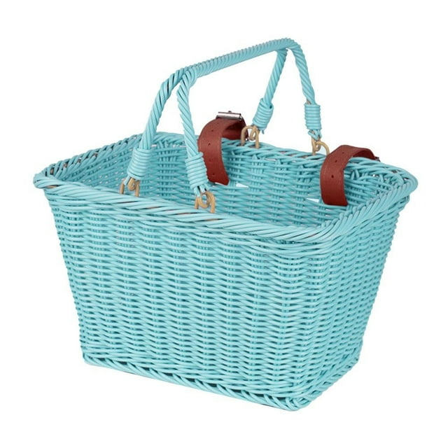 GLFILL Panier de Vélo Accessoires de Vélo Usage Polyvalent Poignées Doubles Robustes Bleu