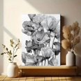 thumbnail image 6 of Black and White Poppy Line Art Canvas Print, Suitable for Living Room, Bedroom, Dining Room, Hallway, Office, Studio, 6 of 8