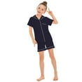 thumbnail image 1 of Ensemble de Pyjama Unisexe pour Tout-Petits, Deux Pièces, Col Classique, Confort pour Enfants et Famille, 1 of 7