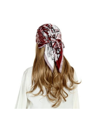  Mulberry Park Pure Silk Head Scarf Bandana - Wake Up with Less  Frizz, Helps Maintain Hairstyle, Supports Hair Regrowth, Head Wrap Scarf  for Sleeping - 19 Momme Silk, Grade 6A 