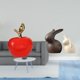 thumbnail image 2 of Estatua,Escultura de fruta artificial,estatua y artesanía,Colección de figuras de cerámica para decoración del hogar,Estatua de cerámica,Juego de estatuas de cerámica para decoración de, 2 of 8