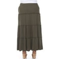 thumbnail image 3 of White Mark Jupe Maxi à Volants Taille Haute pour Femme, 3 of 6