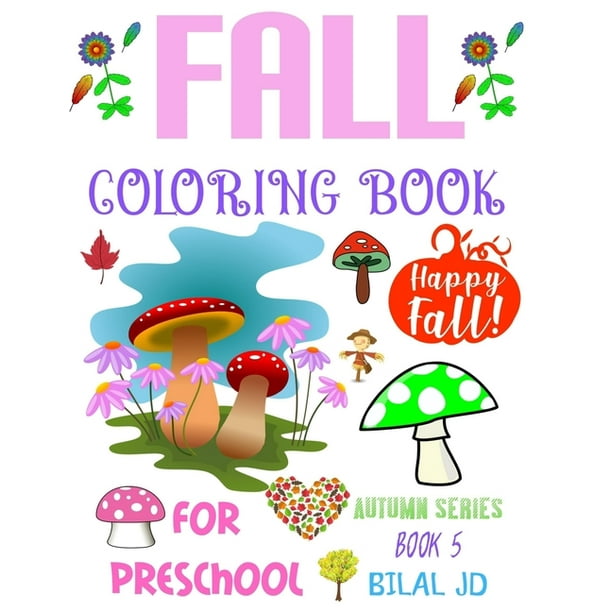 Autumn: Fall Coloring Book for Preschool : Coloring Books: Coloring ...