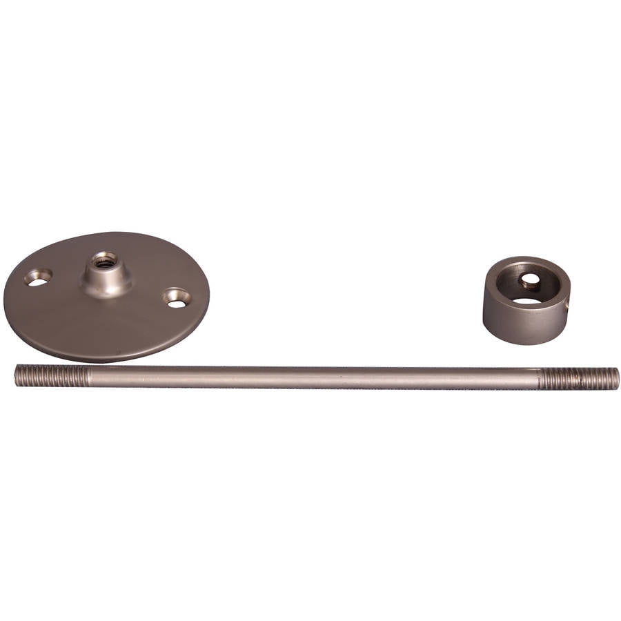 Decor Plumbing Shower Riser Wall Support Assembly in Brushed Nickel