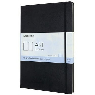 Moleskine Art Watercolour Notebook, A4, Black, Hard Cover (8.25 x 11.75) (Books)