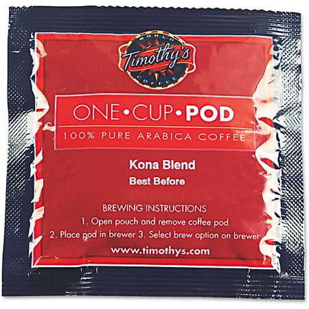 Timothy's World Coffee Kona Blend Coffee Pods, 25ct