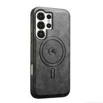 Magnetic Case for Samsung Galaxy A52 5G Luxury Premium PU Leather [Compatible with MagSafe] Shockproof Slim Anti-Scratch Dust-Proof Lightweight Phone Cover For Samsung Galaxy A52 5G,Black