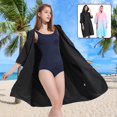 thumbnail image 1 of EIMELI Surf Poncho Changing Robe with Hood Quick Dry Microfiber Wetsuit Changing Towel for Surfing Men Women, 1 of 9