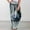 Gray, variant on AOOCHASLIY Women Fall Pants Women's Spring/Summer High Waist Pants Printed Fashion Flower Print Waist Wide Leg Pants