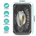 thumbnail image 5 of Coffee Black Vintage Pattern Coffee Bar Mat Accessories for Countertop Absorbent Hide Stain Dish Drying Mats for Kitchen Counter Draining Pad Under Coffee Maker Coffee Pot Espresso Machine 19.5x12in, 5 of 7
