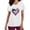 Scrubs-A2White, variant on Gamivast Scrubs for Women Usa Flag Heart Print V-Neck Nursing Scrubs Quick-Dry Breathable Scrub Tops Loose Fit Wrinkle Resistant Healthcare Uniform