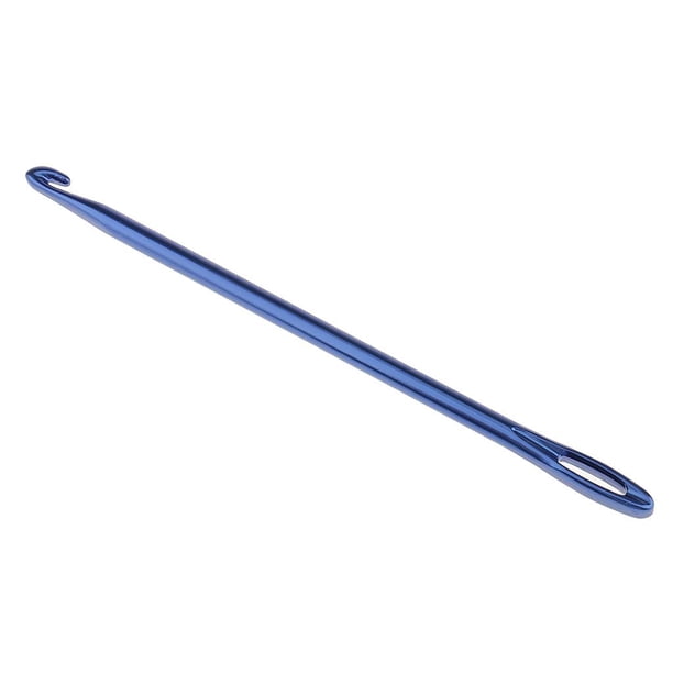 Ganchos de ganchillo de aluminio Kit de agujas de ganchillo Herramientas de tejer tejido de suéter para adultos principiantes , Azul, 6 mm BLESIY Tejer